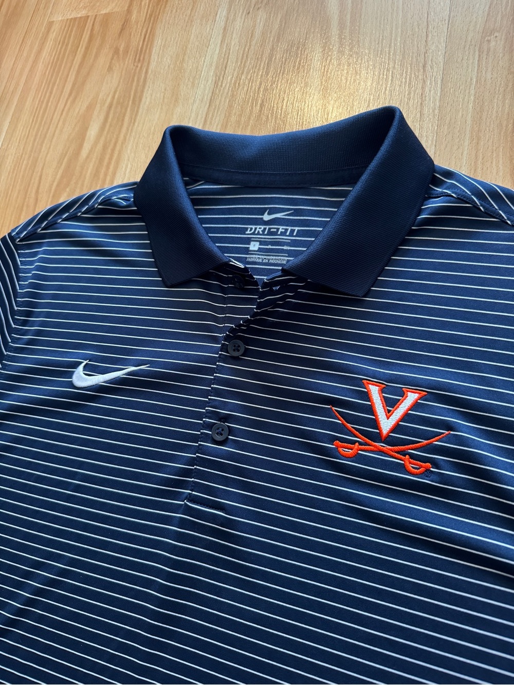 Virginia UVA Cavaliers Performance Polo Collared Golf Shirt- Nike- Men’s Small